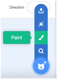Paint sprite