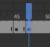 Add a keyframe to frame 47
